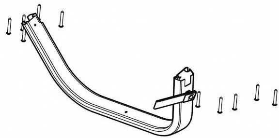 Рама передней панели одинарная 40105299 (Chariot Cross 1, Chariot Sport 1, Chariot Lite 1) (TH 40105299)