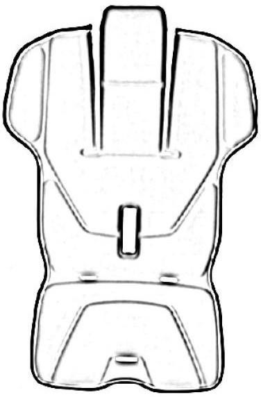 Подушка сиденья одинарная (Chartreuse) 40105343 (Chariot Sport 1) (TH 40105343)