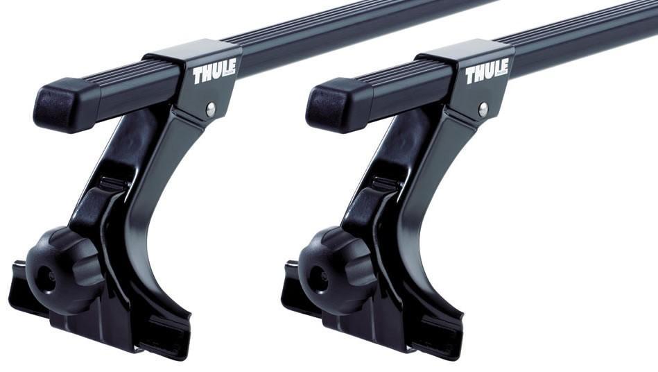 Багажник на водостоки (15см) Thule Squarebar для Ford Transit/Tourneo (mkIII) 2000-2014 (TH 766-951)