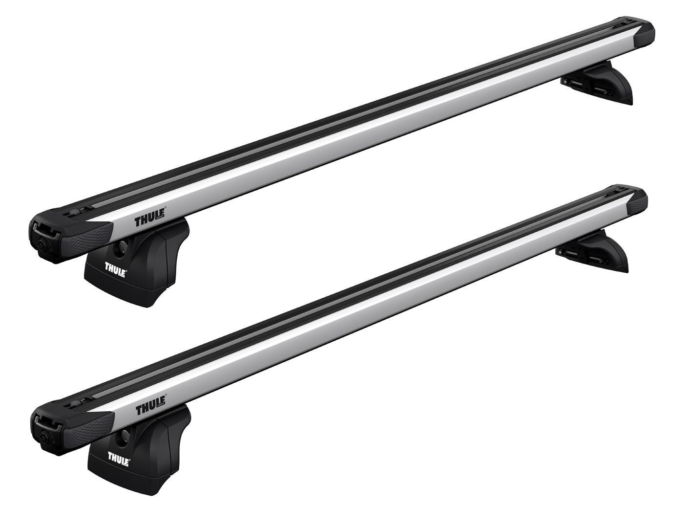 Багажник на интегрированные рейлинги Thule Slidebar для BMW X1/X2/X3/X4/X5/X6 (F15; F16; F25; F26; F39; F48; F95; G01; G02; G05) 2010→ (TH 892-753-4023)