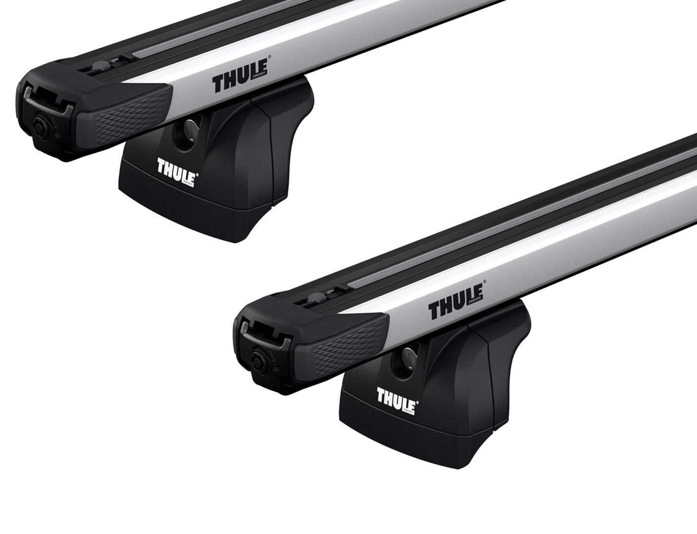 Багажник на интегрированные рейлинги Thule Slidebar для Volvo V40 (mkII)(Cross Country) 2012-2019 (TH 891-753-4033)