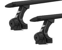 Багажник на водостоки (15см) Thule Wingbar Evo Black (1.18 м) (TH 7112B-9512)