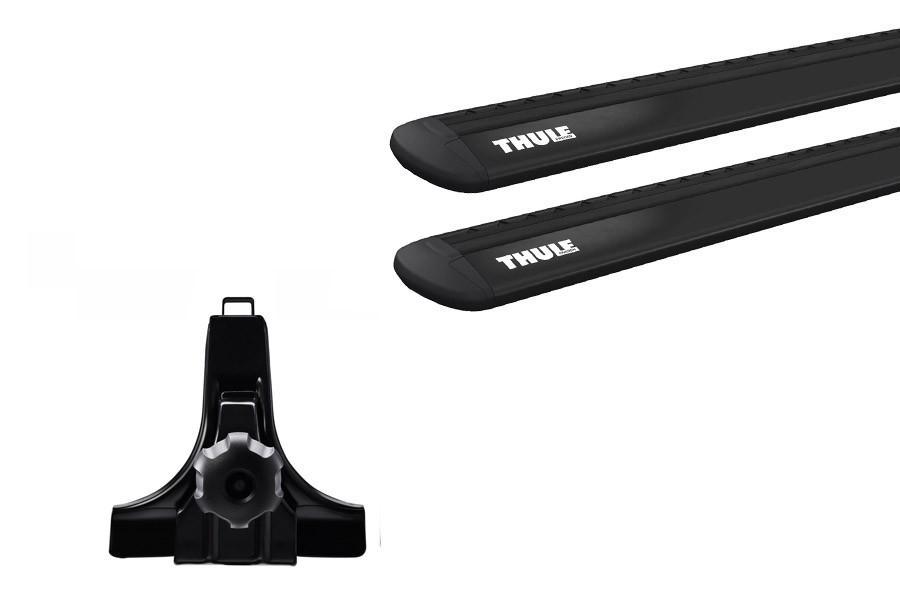 Багажник на водостоки (15см) Thule Wingbar Evo Black (1.18 м) (TH 7112B-9512)