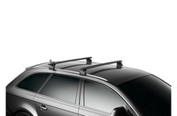 Багажник на интегрированные рейлинги Thule Wingbar Evo Rapid Black для Renault Koleos (mkII) 2016→ (TH 7112B-753-4079)