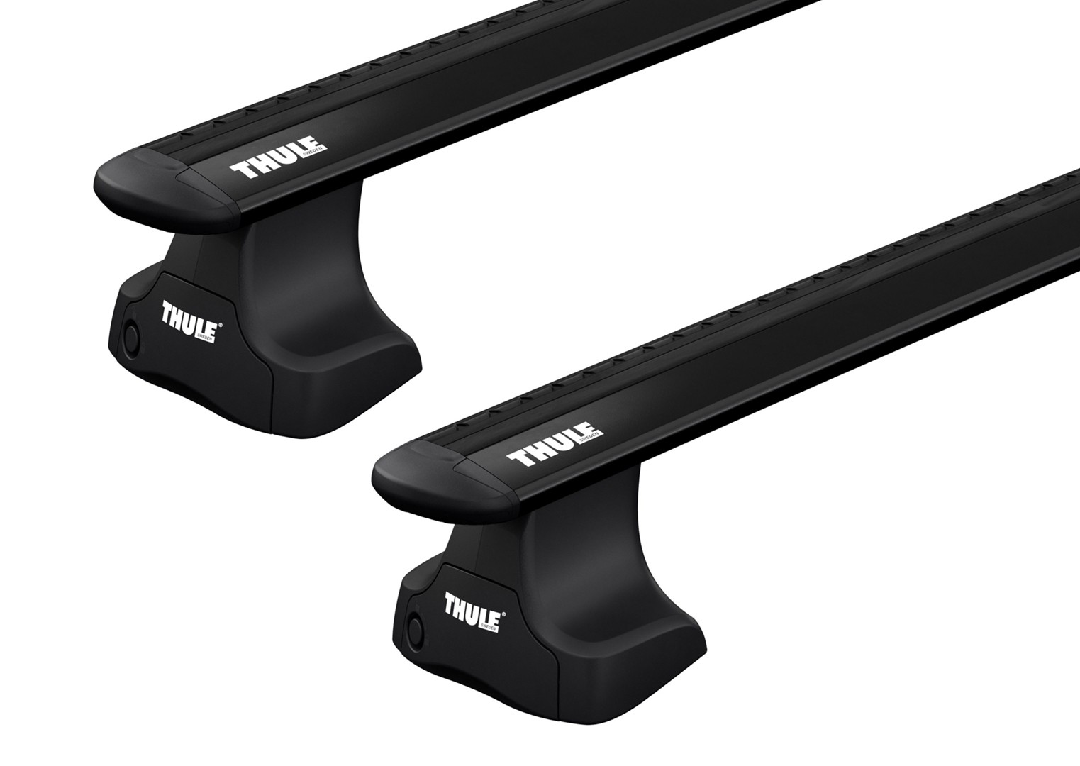 Багажник на гладкую крышу Thule Wingbar Evo Rapid Black для Nissan Sentra (mkVII)(B17)(седан) 2013-2019 (TH 7113B-754-1732)