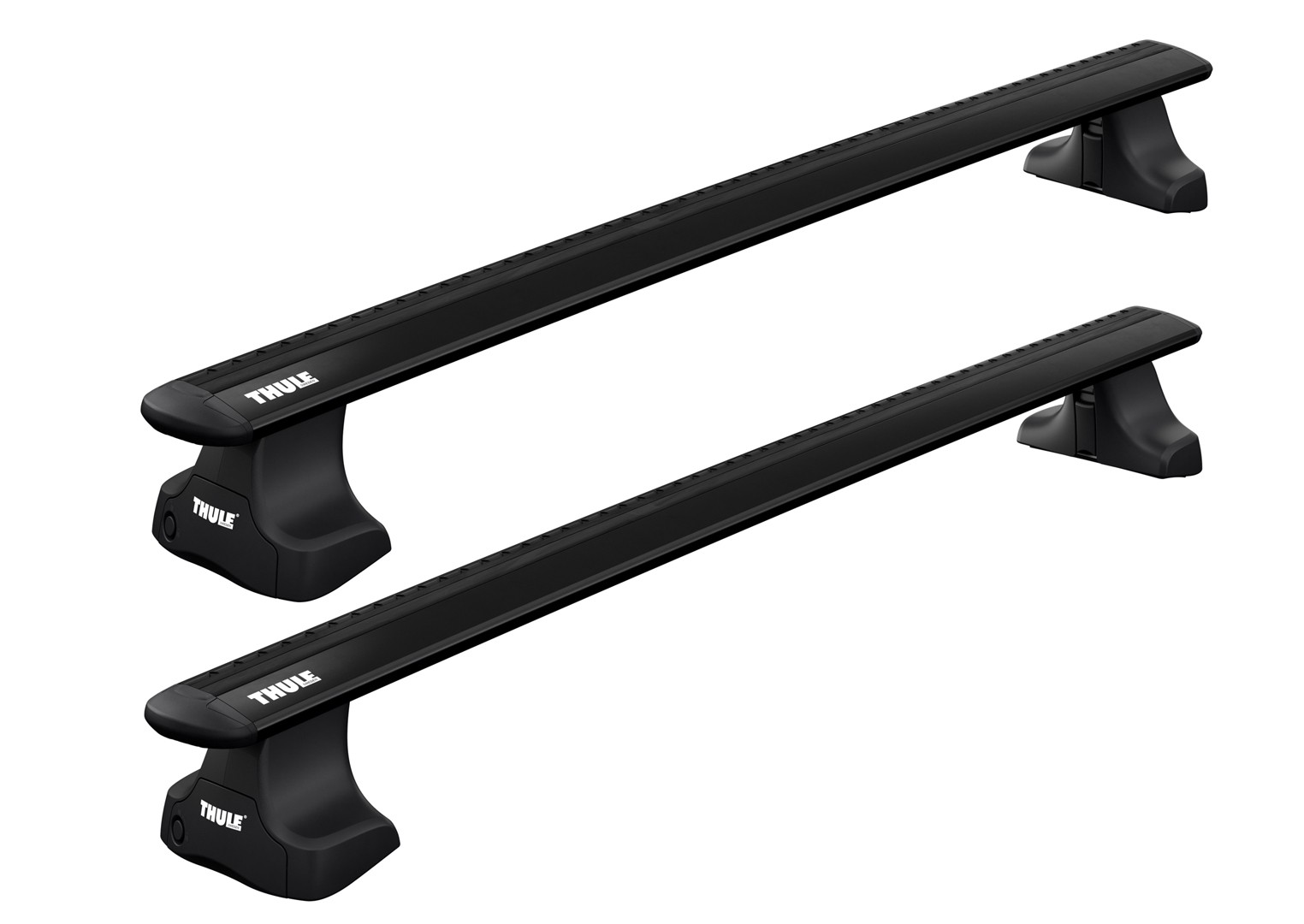 Багажник на гладкую крышу Thule Wingbar Evo Rapid Black для Nissan Sentra (mkVII)(B17)(седан) 2013-2019 (TH 7113B-754-1732)
