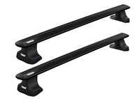 Багажник на гладкую крышу Thule Wingbar Evo Rapid Black для Nissan Sentra (mkVII)(B17)(седан) 2013-2019 (TH 7113B-754-1732)