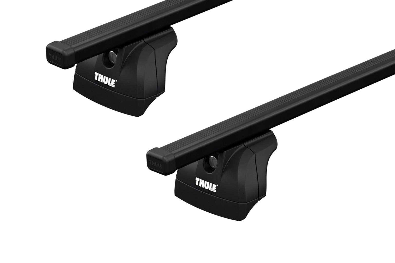 Багажник в штатные места Thule Squarebar Evo Rapid для Mazda 2 (mkIII) 2007-2014 (TH 7121-753-3069)