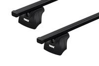 Багажник на интегрированные рейлинги Thule Squarebar Evo Rapid для Subaru Outback (mkV) 2014-2019 (TH 7122-753-4052)
