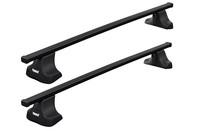 Багажник на гладкую крышу Thule Squarebar Evo Rapid для Nissan Pathfinder (mkIII)(R51) 2005-2014 / Navara (mkII)(D40) 2004-2020; Suzuki Equator (mkI) 2005-2012 (TH 7124-754-1430)