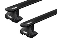 Багажник на гладкую крышу Thule Wingbar Evo Black для Nissan Micra (mkIV)(K13) 2010-2016 (TH 7111B-7105-5169)