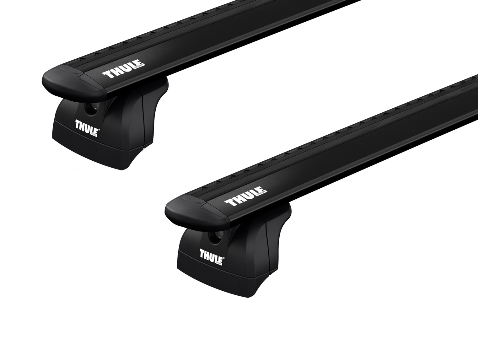 Багажник на интегрированные рейлинги Thule Wingbar Evo Rapid Black для Proton X70 (mkI) 2019→ (TH 7112B-753-4110)