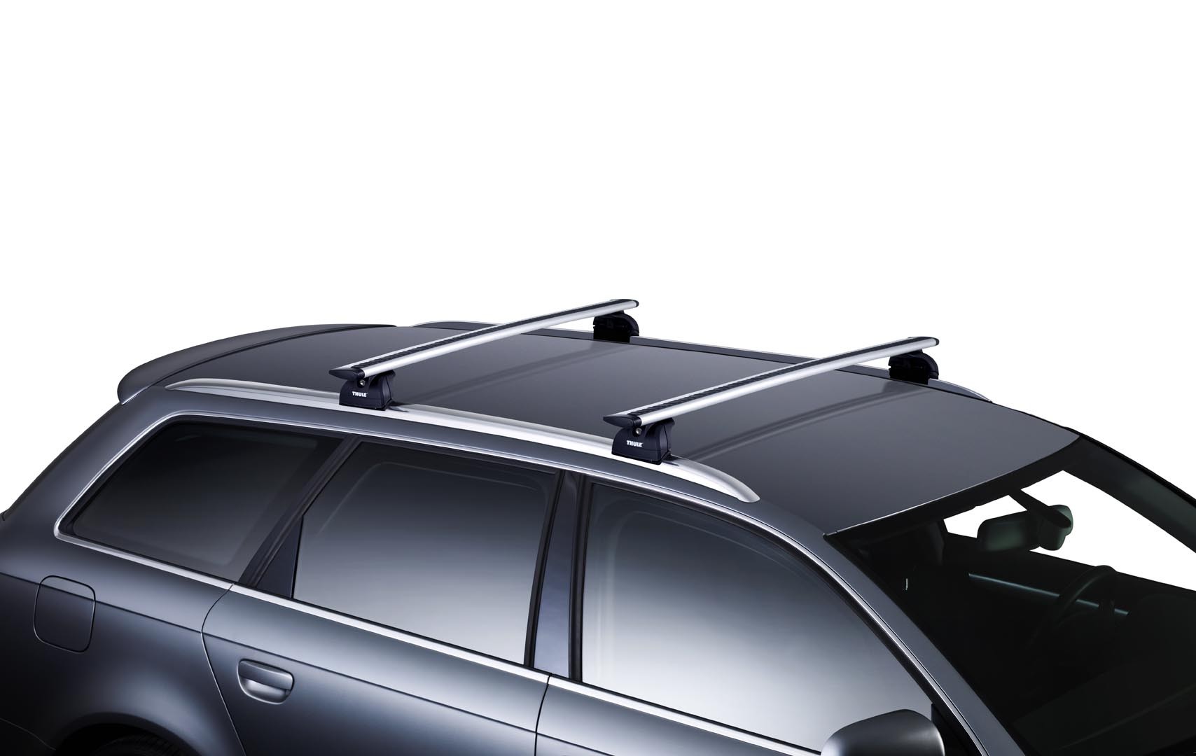Багажник на интегрированные рейлинги Thule Wingbar Evo Rapid Silver для Peugeot 508 (mkII)(универсал) 2018→ (TH 7113-753-4108)