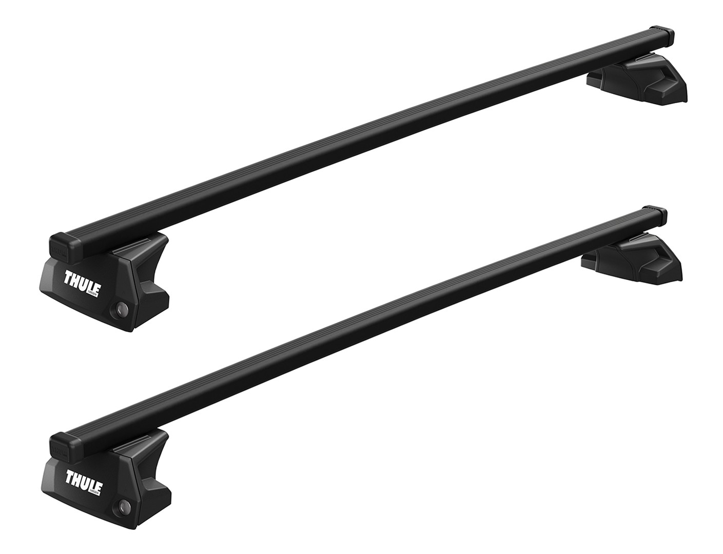 Багажник на интегрированные рейлинги Thule Squarebar Evo для Mini Countryman (mkI)(R60) 2010-2016 (TH 7122-7106-6039)