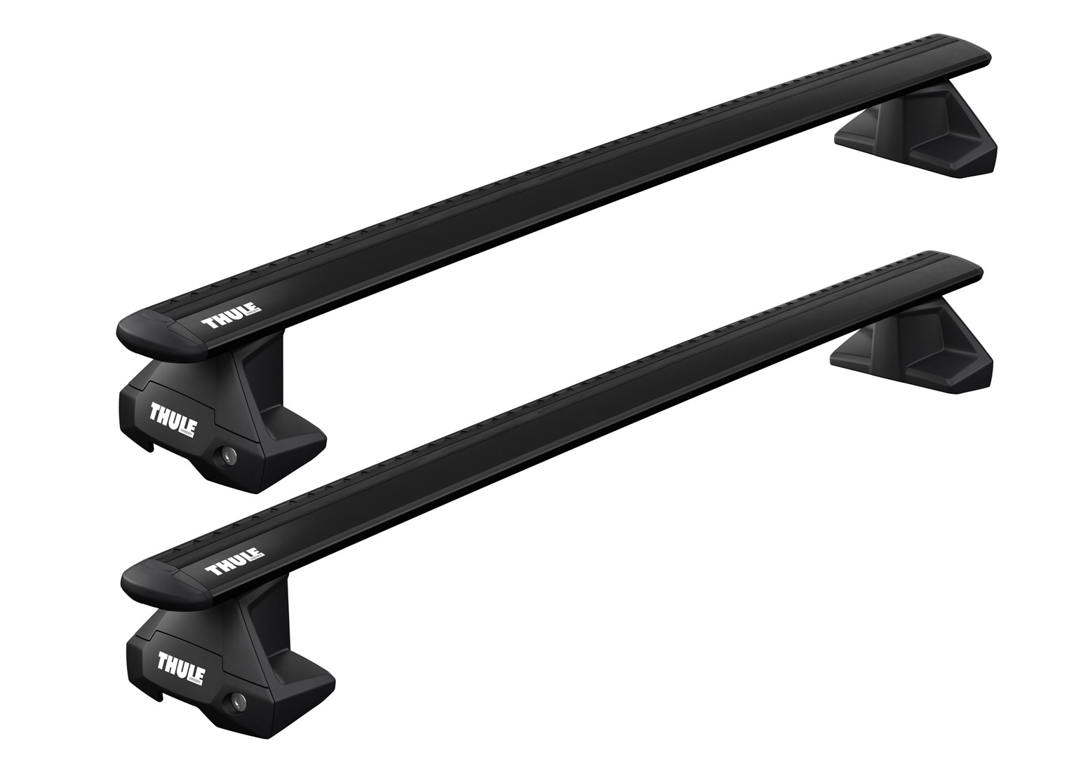 Багажник на гладкую крышу Thule Wingbar Evo Black для Kia Cerato (mkIV)(лифтбэк) 2018→ (TH 7113B-7105-5221)