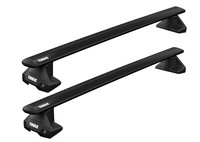 Багажник на гладкую крышу Thule Wingbar Evo Black для Kia Cerato (mkIV)(лифтбэк) 2018→ (TH 7113B-7105-5221)