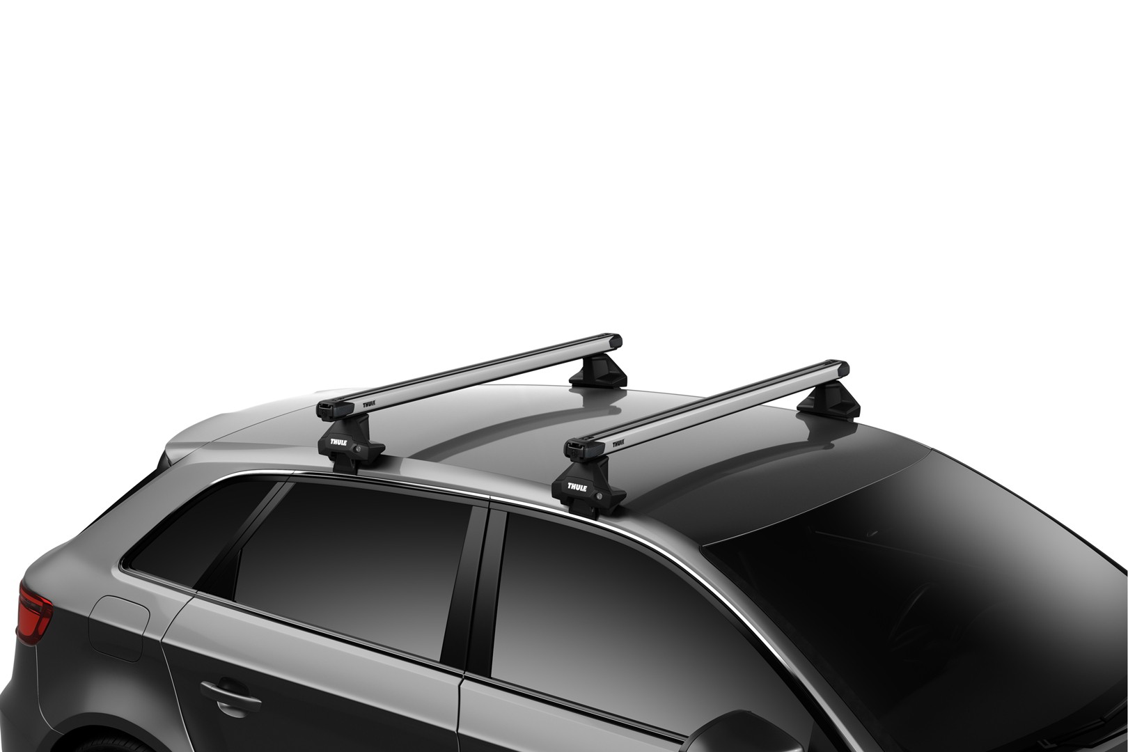 Багажник на гладкую крышу Thule Slidebar Evo для Renault Clio (mkV)(хетчбэк) 2019→ (TH 892-7105-5231)