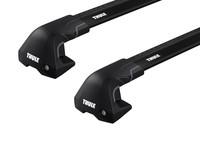 Багажник на гладкую крышу Thule Wingbar Edge Black для Audi e-tron (mkI)(Sportback) 2019→ (TH 7215B-7215B-7205-6046)