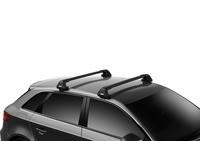 Багажник на гладкую крышу Thule Wingbar Edge Black для Audi e-tron (mkI)(Sportback) 2019→ (TH 7215B-7215B-7205-6046)