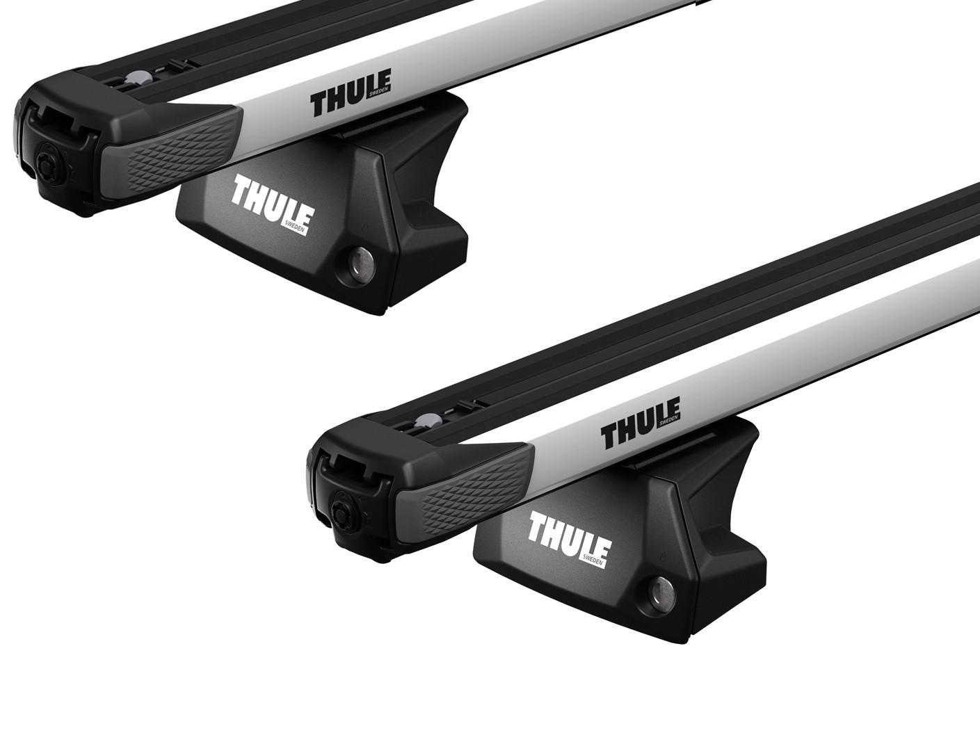 Багажник на интегрированные рейлинги Thule Slidebar Evo для Hyundai Santa Fe (mkIII) 2012-2018 (TH 892-7106-6026)