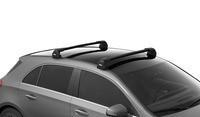 Багажник в штатные места в рейлинге Thule Wingbar Edge Black для Audi Q7/SQ7 (mkII) 2015→ (TH 7216B-7215B-7207-7005)