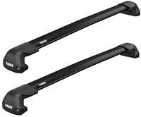 Багажник в штатные места в рейлинге Thule Wingbar Edge Black для Audi Q7/SQ7 (mkII) 2015→ (TH 7216B-7215B-7207-7005)