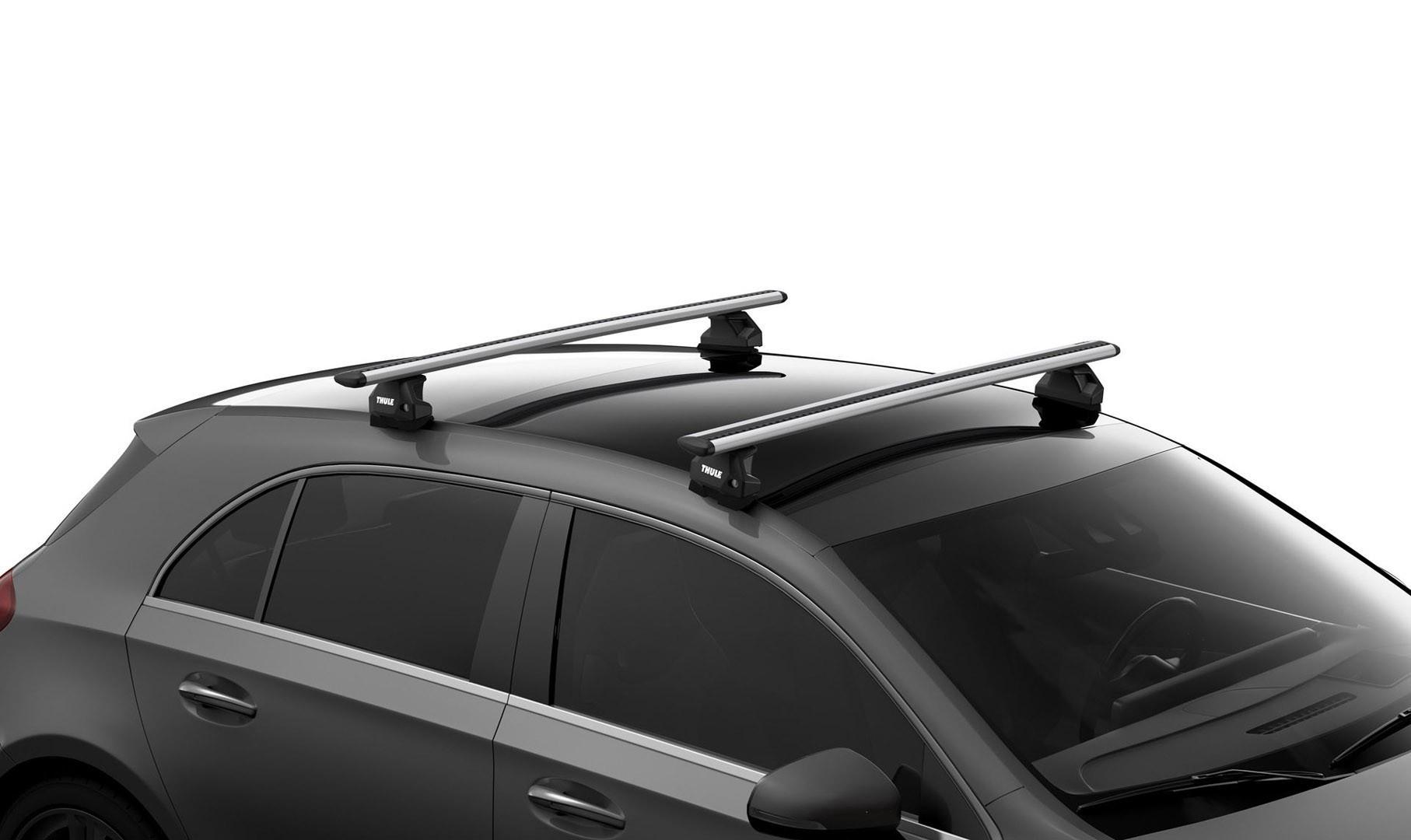 Багажник в штатные места в рейлинге Thule Wingbar Evo для Peugeot 5008 (mkI) 2009-2016 (TH 7114-7107-7045)