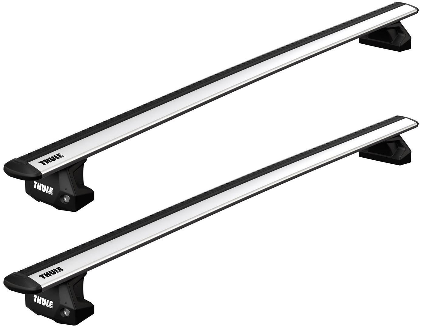 Багажник в штатные места в рейлинге Thule Wingbar Evo для Peugeot 5008 (mkI) 2009-2016 (TH 7114-7107-7045)
