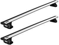 Багажник в штатные места в рейлинге Thule Wingbar Evo для Peugeot 5008 (mkI) 2009-2016 (TH 7114-7107-7045)