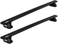 Багажник в штатные места на рейлинге Thule Wingbar Evo Black для Jeep Compass (mkII) 2016→ (TH 7112B-7106-6082)