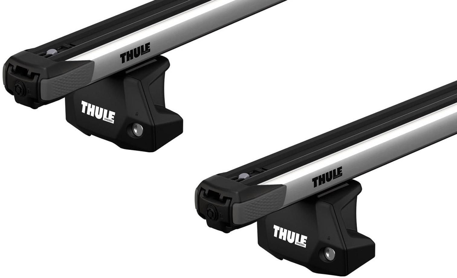 Багажник в штатные места на рейлинге Thule Slidebar Evo для Nissan Kicks (mkI) 2016→ (TH 891-7106-6086)