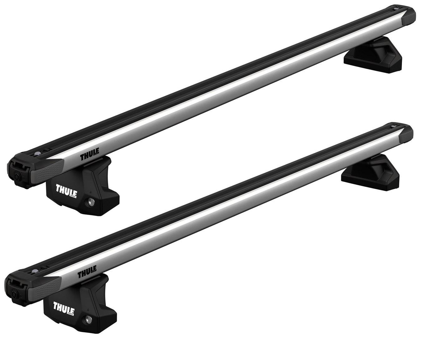 Багажник в штатные места на рейлинге Thule Slidebar Evo для Toyota Highlander (mkIV) 2019→ (TH 892-7107-7100)