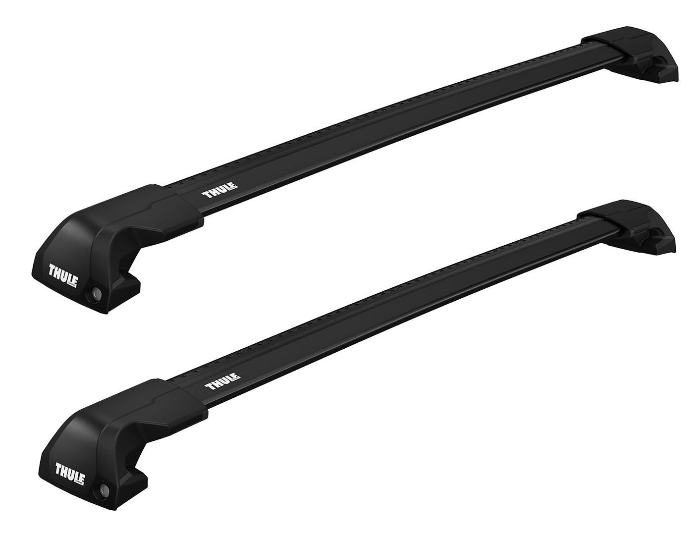 Багажник на интегрированные рейлинги Thule Wingbar Edge Black для Suzuki Grand Vitara (mkIII) 2005-2017 (TH 7214B-7213B-7206-6138)