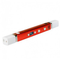 3д ручка MyRiwell 3 RP100C Red + 30 м пластика + трафареты