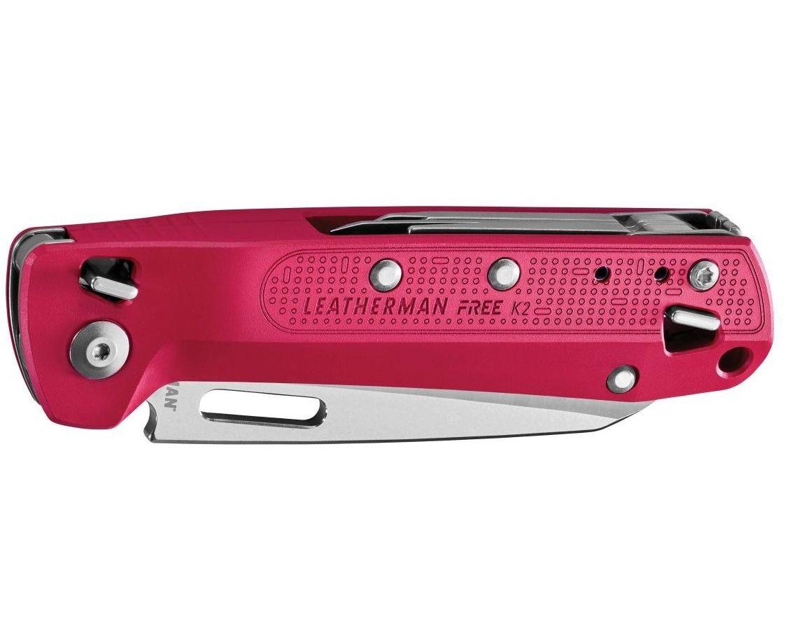 Нож-мультитул Leatherman Free K2 Crimson