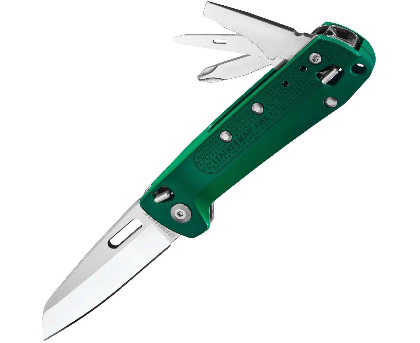 Нож-мультитул Leatherman Free K2 Evergreen