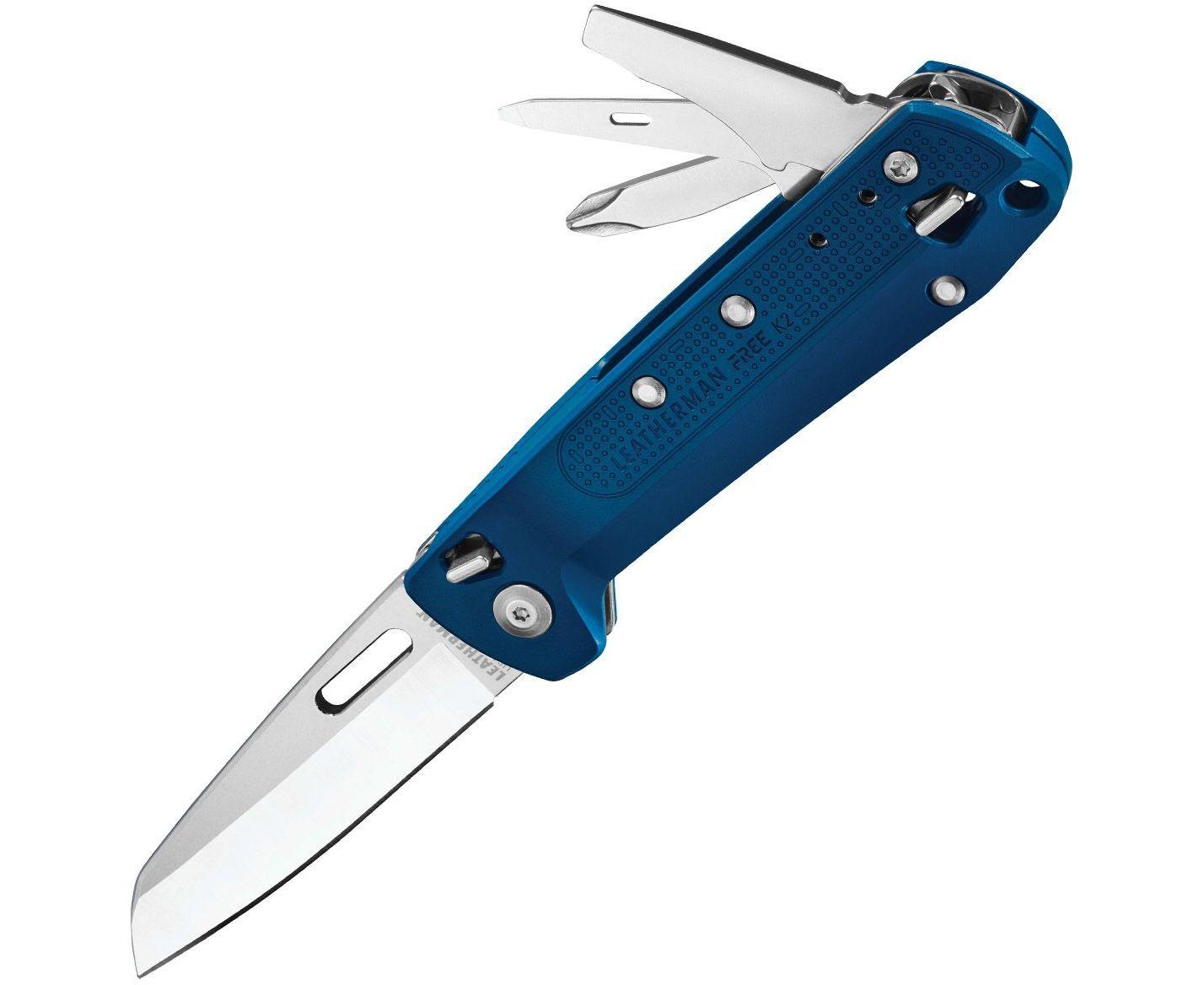 Нож-мультитул Leatherman Free K2 Navy