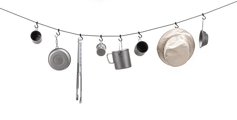 Бечевка Naturehike NH19PJ040 430мм, темно-серый