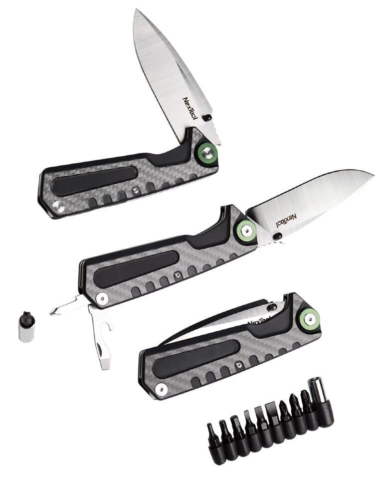 Многофункциональный нож Xiaomi NexTool 3 в 1 NE20021 Black (6945064210863)