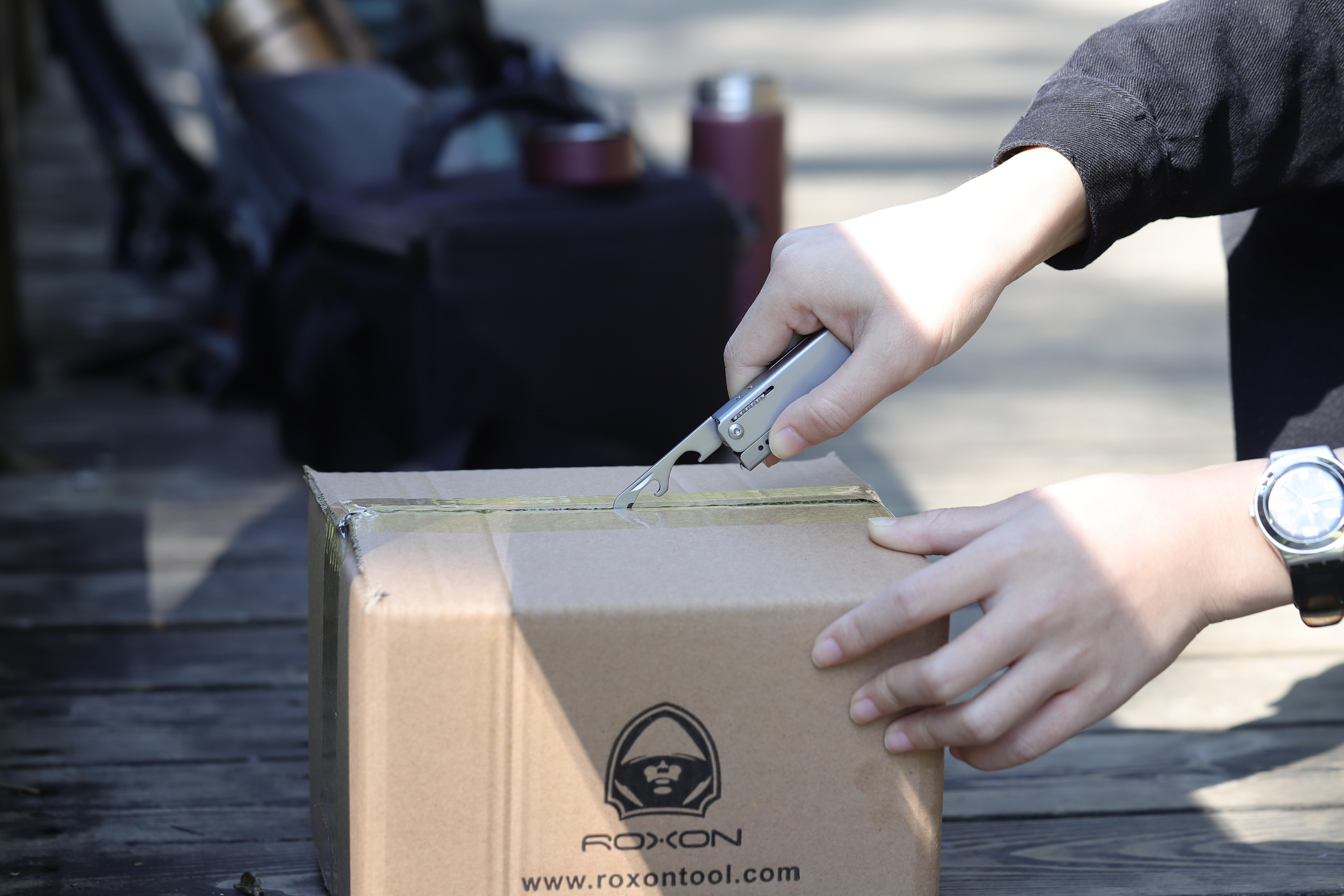 Мини мультитул Roxon M3 со сменными битами, серый