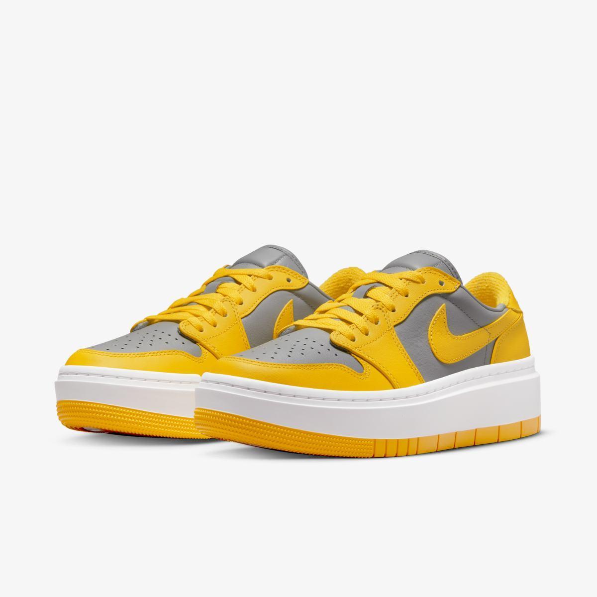 Кроссовки женские Nike Jordan 1 Low Elevate Yellow Grey (DH7004-017)