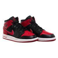 Кроссовки женские Nike Jordan Air Jordan 1 Mid “Bred”(Gs) (DM9650-001)