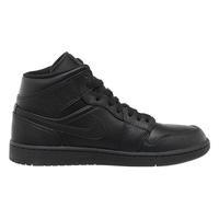 Кроссовки мужские Nike Jordan 1 Mid Triple Black (554724-091)