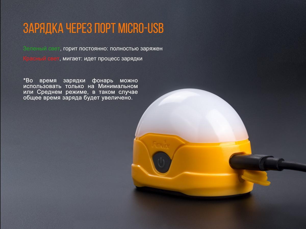 Фонарь кемпинговый Fenix CL20Rbl голубой