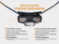Фонарь налобный Fenix HL32R сер