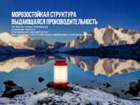 Фонарь кемпинговый Fenix CL26R красный