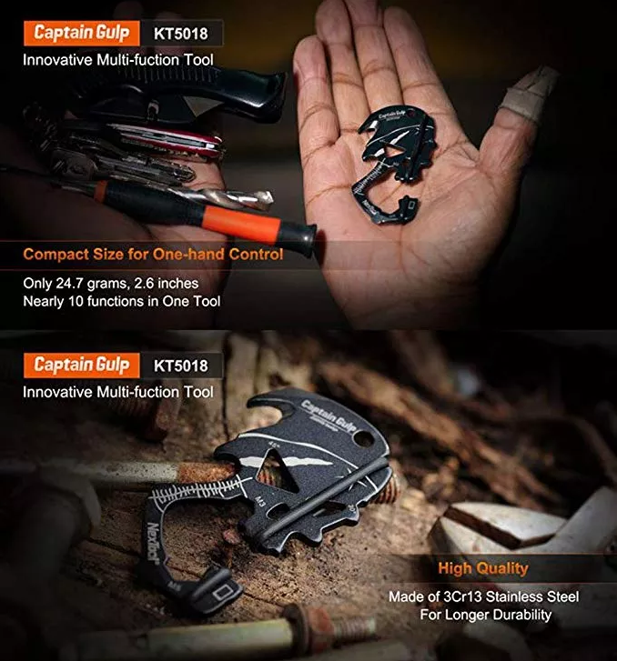 Мини-Мультитул NexTool Captain Gulp KT5018