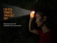 Фонарь налобный Fenix HL18R черный