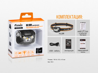 Фонарь налобный Fenix HL18R черный