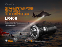 Фонарь ручной Fenix LR40R